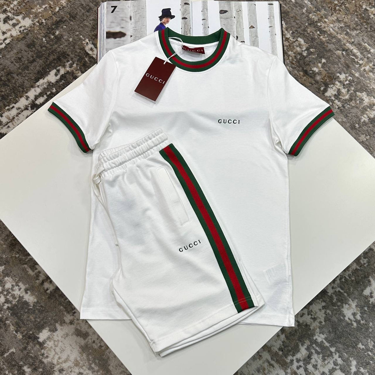 UCI SHORT SET WHITE