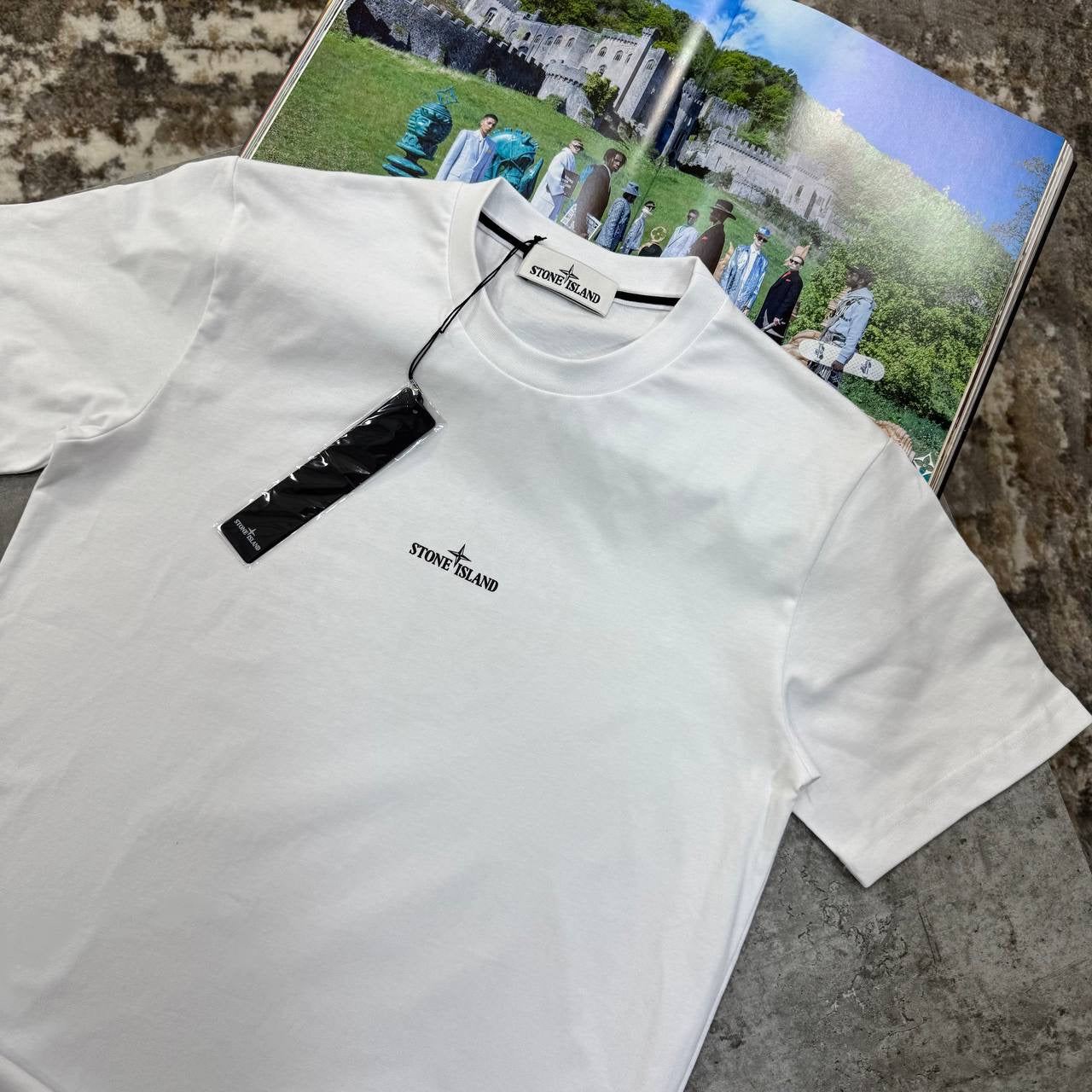 S.I BACK BIGPRINT T-SHIRT WHITE