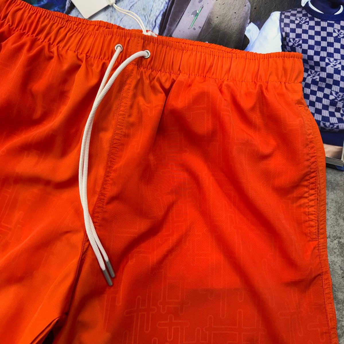 HRMS WATER REACTIVE SWIM SHORT ORANGE