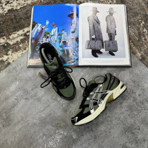 ASC GEL TRAINERS BLACK/BROWN