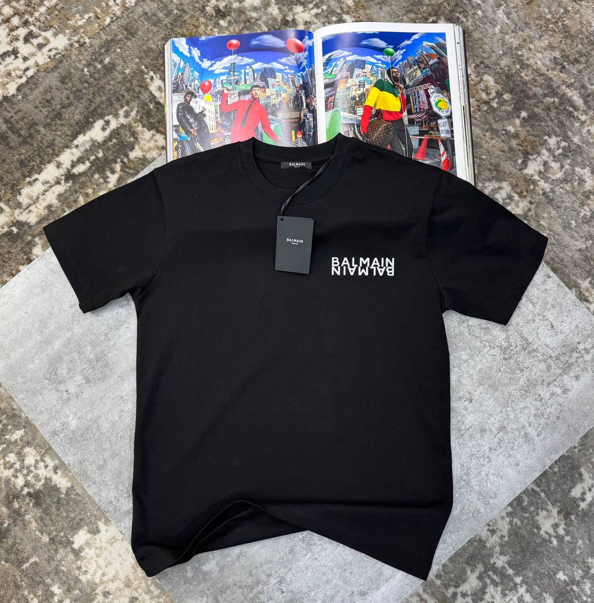 BlMN PRIS FRONT SIDE LOGO TSHIRT BLACK