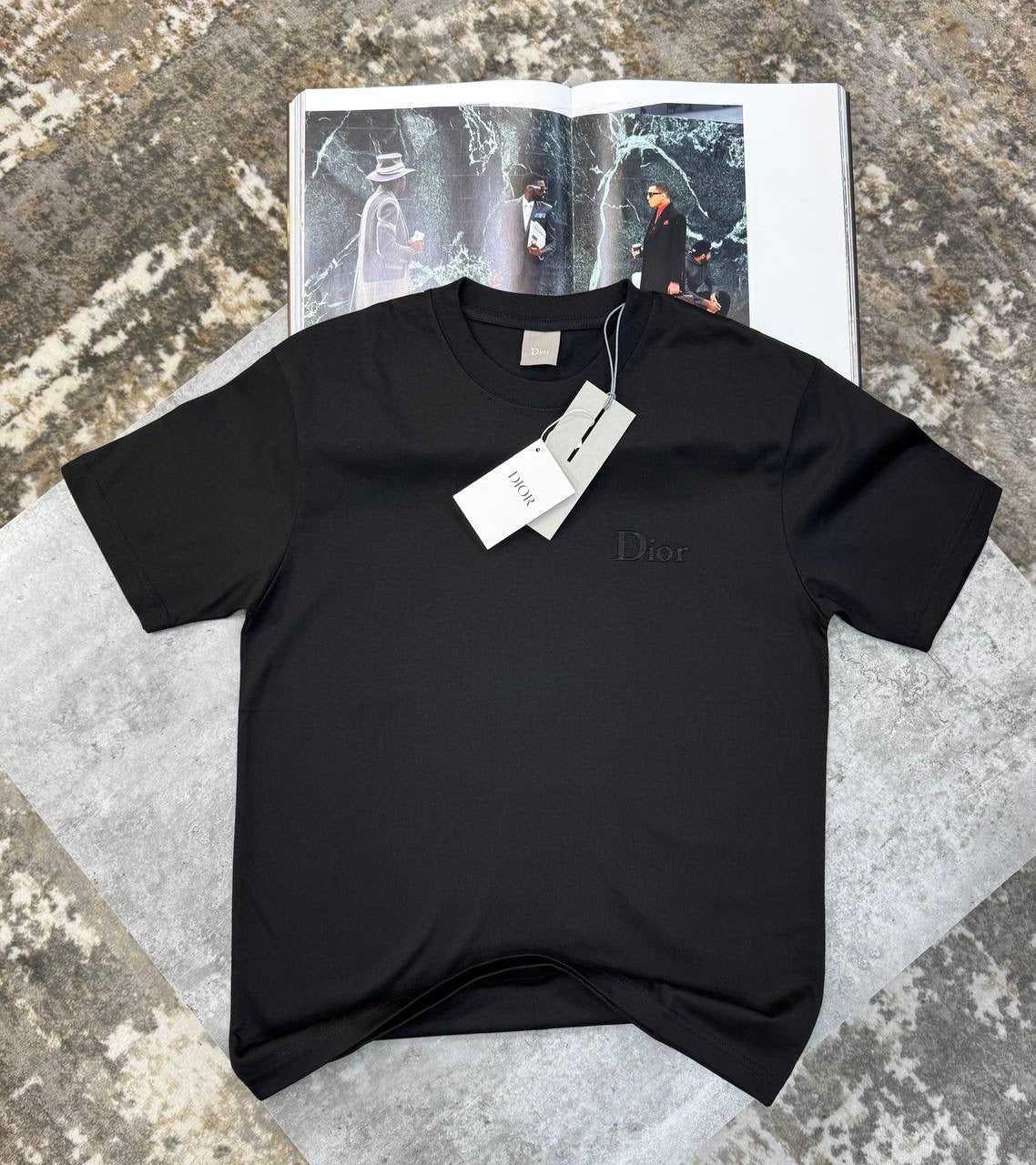 IOR FRONT SIDE LOGO TSHIRT BLACK