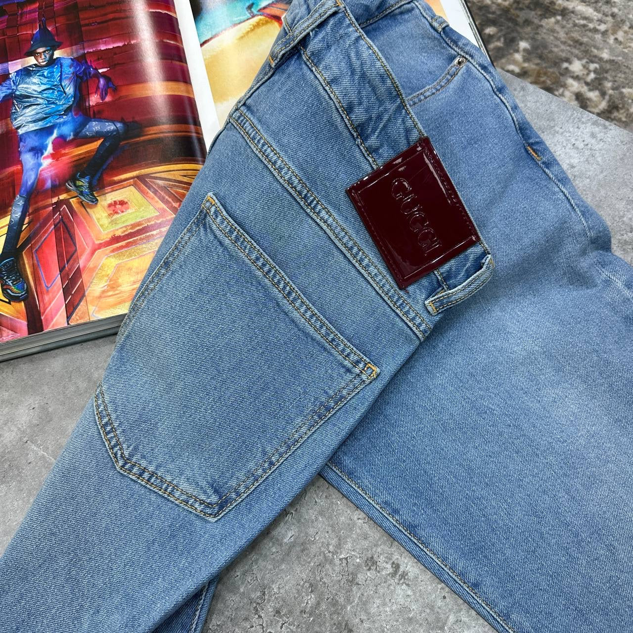 UCCI SLIM FIT JEANS BLUE