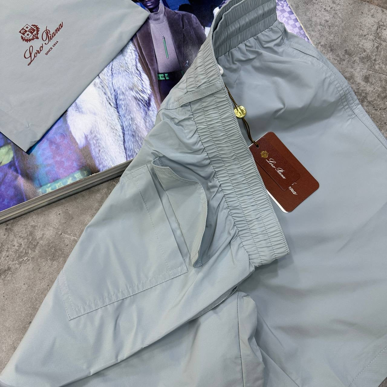 L|P SHORT SET WHITE|BLUE