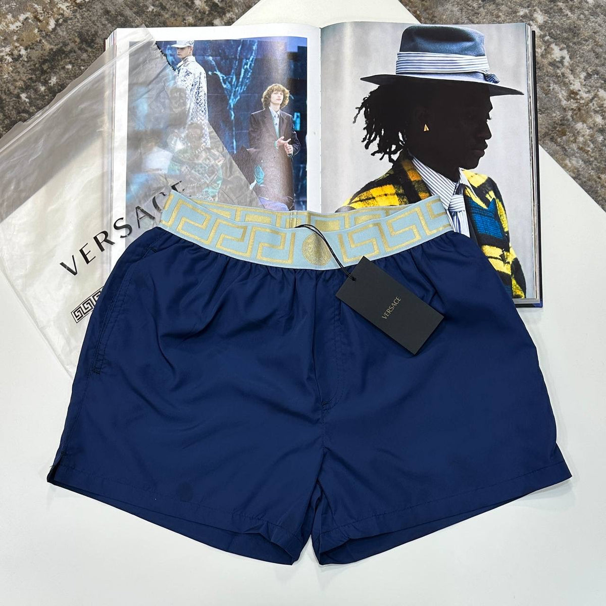 VRCE SWIM SHORTS NAVY