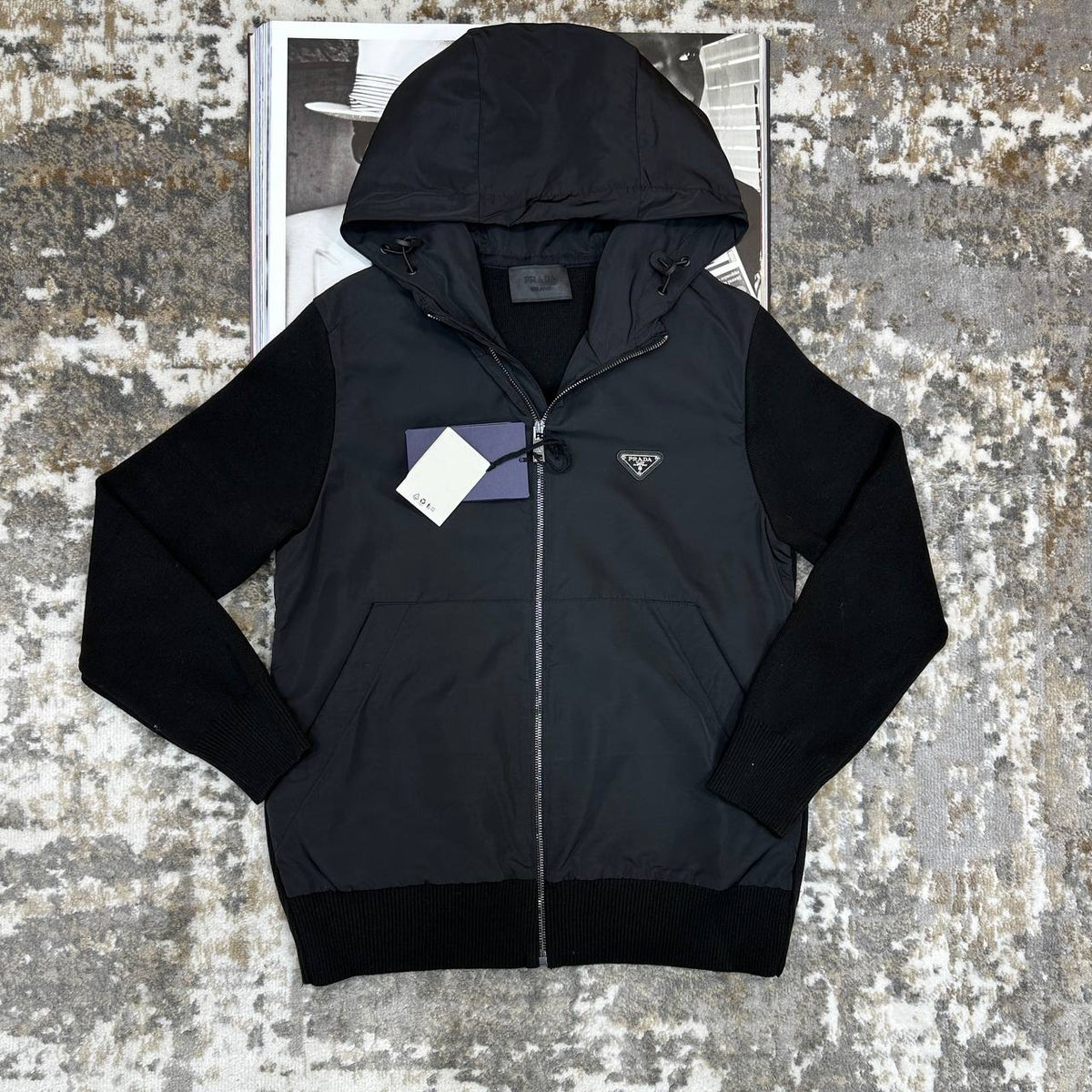 PRDA ZIP JACKET BLACK