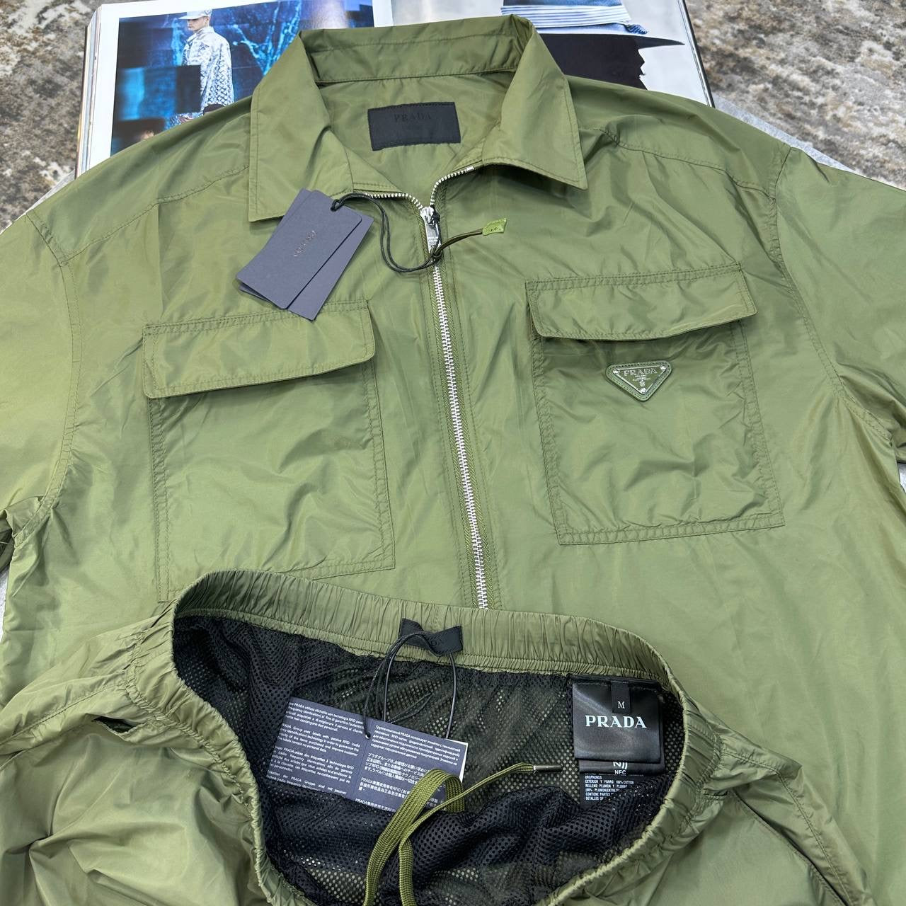 PRDA SHORT SET KHAKHI