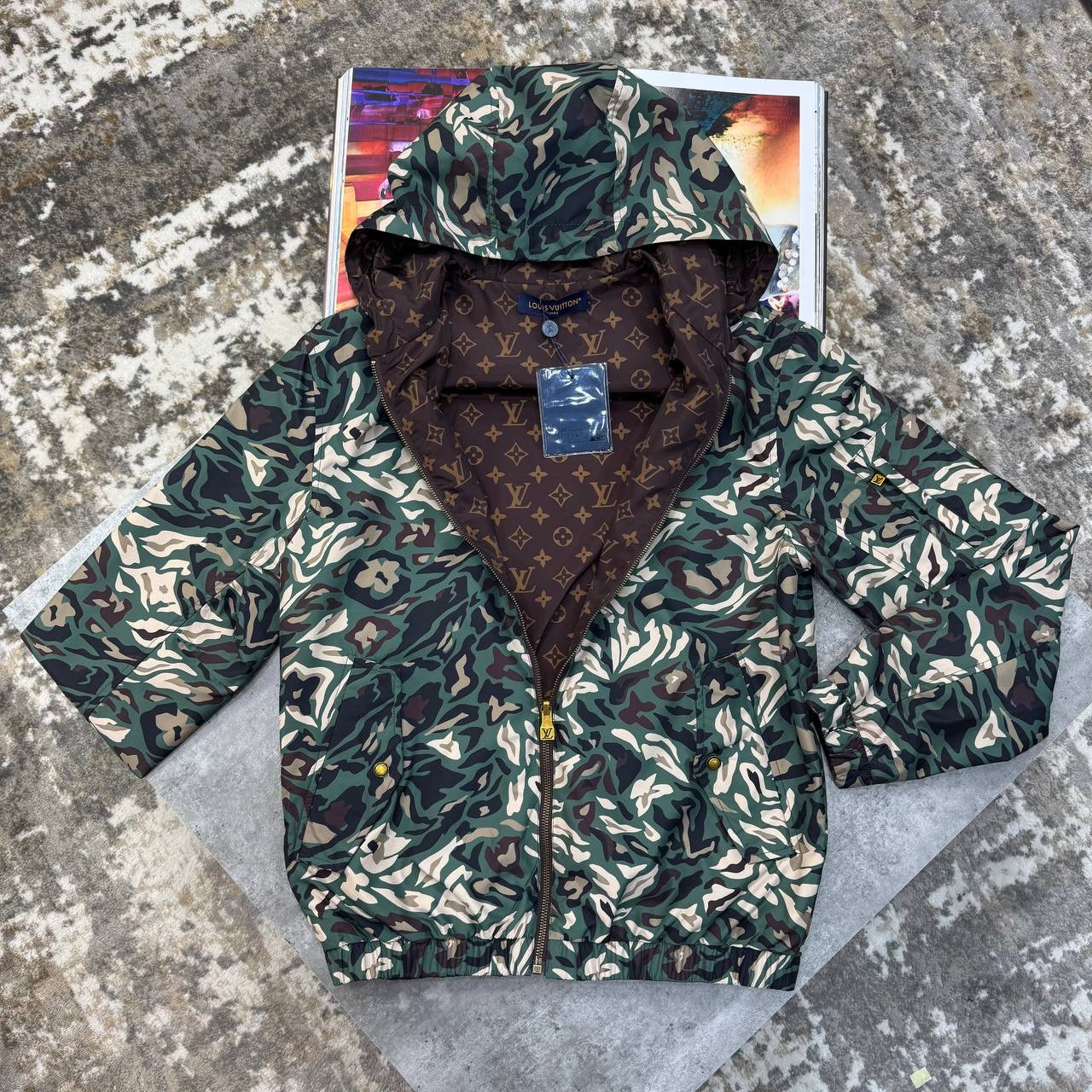 L.V REVERSIBLE JACKET BROWN