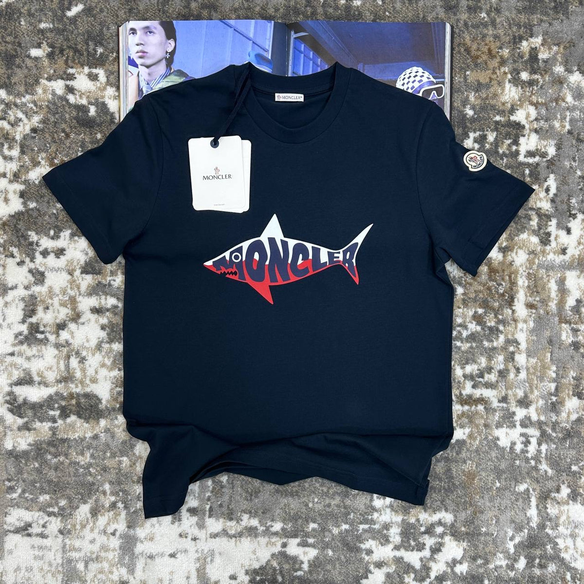 MNCLER TSHIRT-NAVY