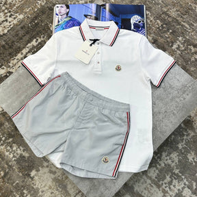 NCLR SHORT SET WHITE/GREY