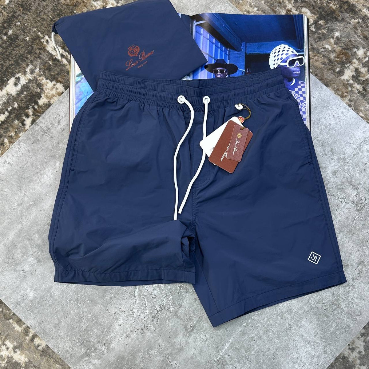 L.P SWIM SHORTS NAVY