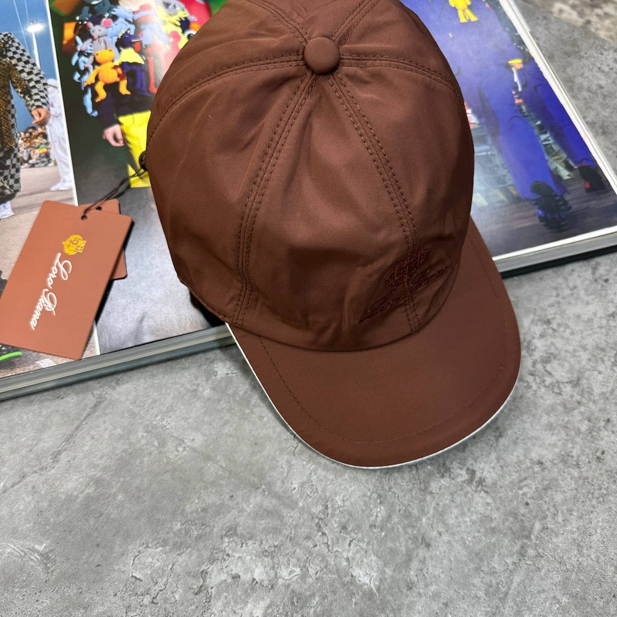 L/P CAP DARK BROWN