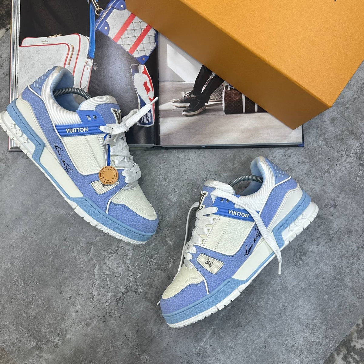 LVE TRAINER - WHITE/BLUE